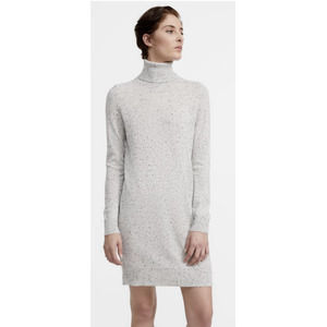 Theory Donegal 100% Cashmere Turtleneck Sweater Dress